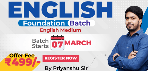 English Foundation Batch-04 By Priyanshu Sir