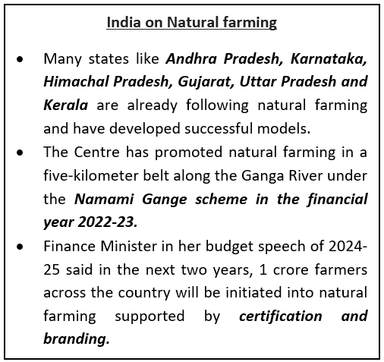 National Mission on Natural Farming (NMNF)